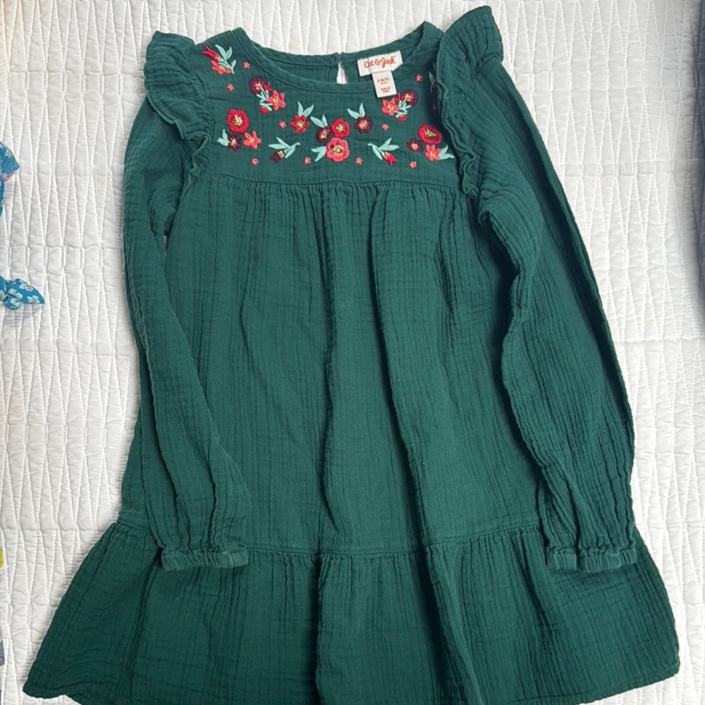 Cat & Jack Embroidered Kids Dress